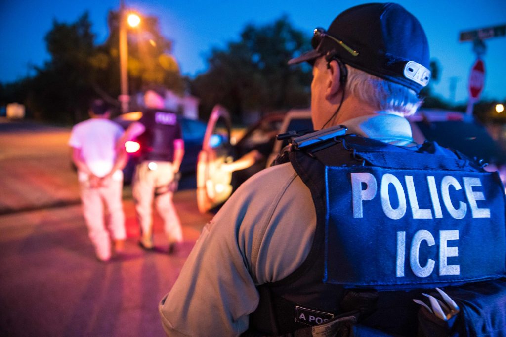 An ICE removal team conducts an arrest. (Photo: ICE/DHS)