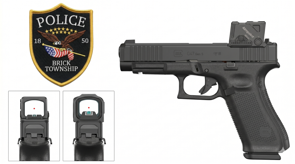 The Brick Township Police Department's new Glock G47 COA weapons. (Photos: Glock/File)