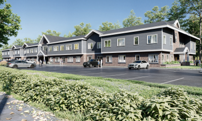 Renderings of a senior living development proposed for 1855-1867 Route 88 in Brick, N.J. (Credit: Planning Document)