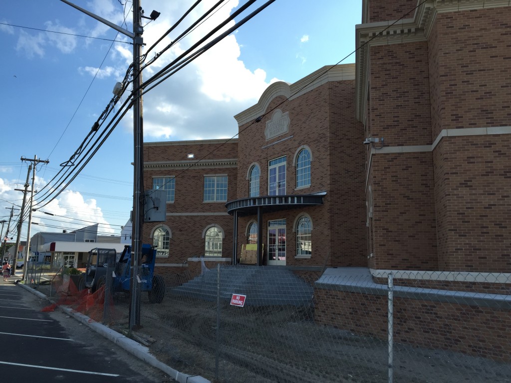 Lavallette's new municipal building under construction. (Photo: Daniel Nee)
