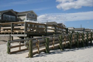 An example of ADA-friendly dune walkovers in pre-Sandy Lavallette at Brown and Jersey City avenues. (Photo Lavallette Borough)