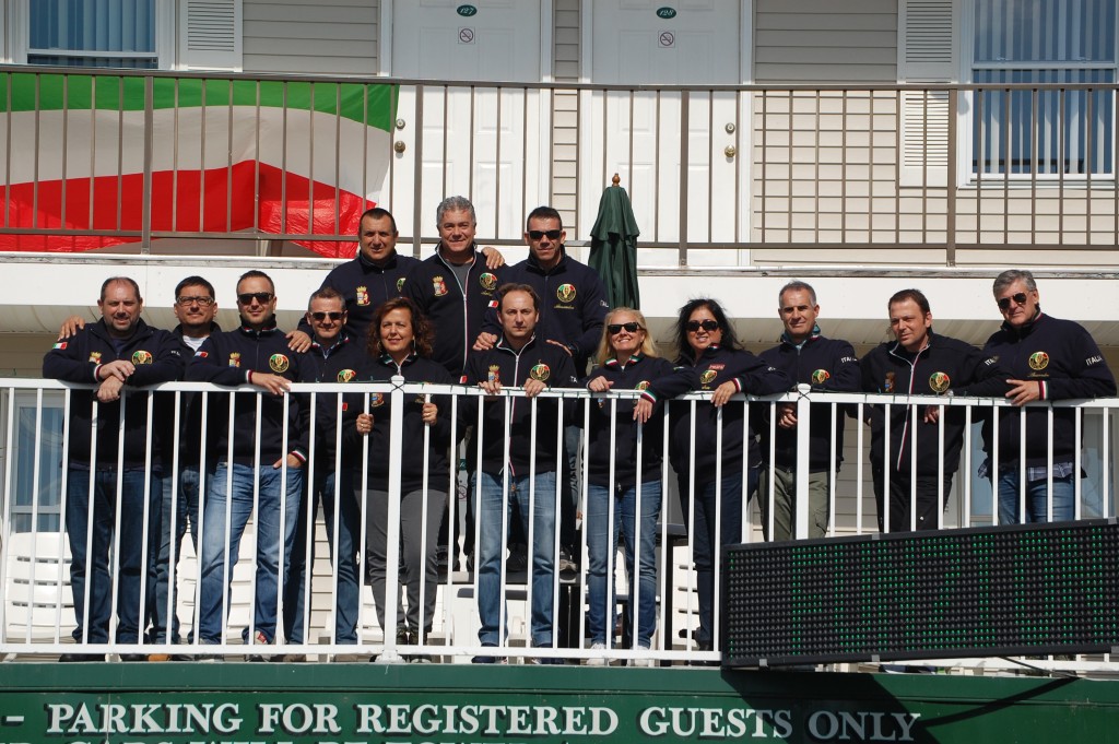 Members of the Polizia di Stato in Seaside Heights, Oct. 15, 2015. (Photo: Daniel Nee)