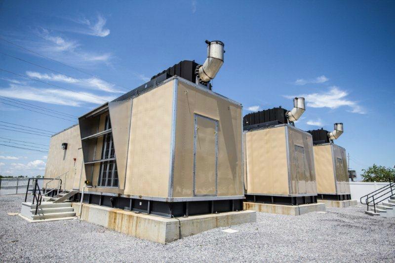 Diesel generators that can power Seaside Heights' electrical system. (File Photo)