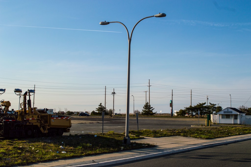 The Bay Boulevard municipal parking lot in Seaside Heights. (Photo: Daniel Nee)