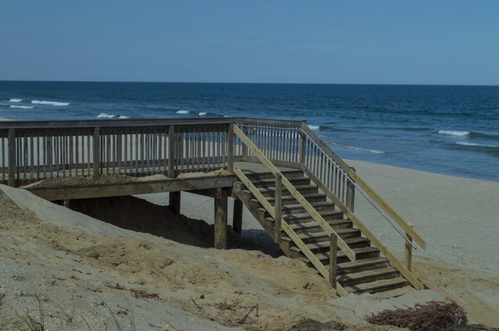 Crossovers being rebuilt in Ortley Beach, NJ, May 19, 2016. (Photo: Daniel Nee)