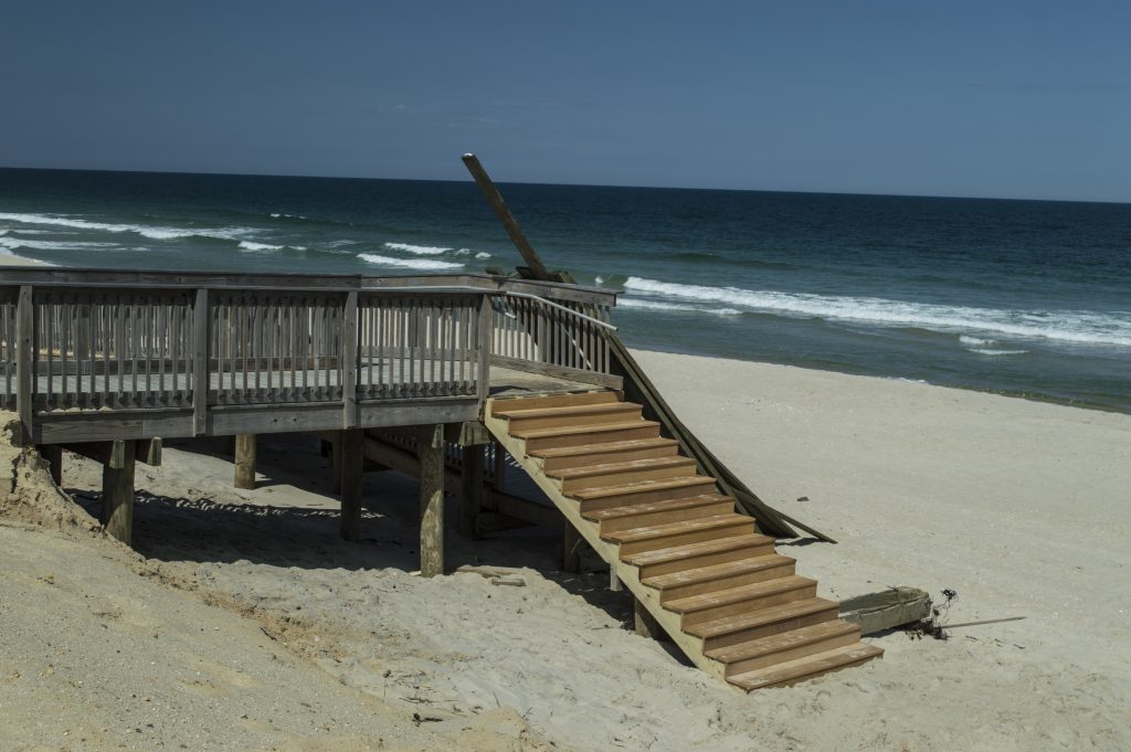 Crossovers being rebuilt in Ortley Beach, NJ, May 19, 2016. (Photo: Daniel Nee)