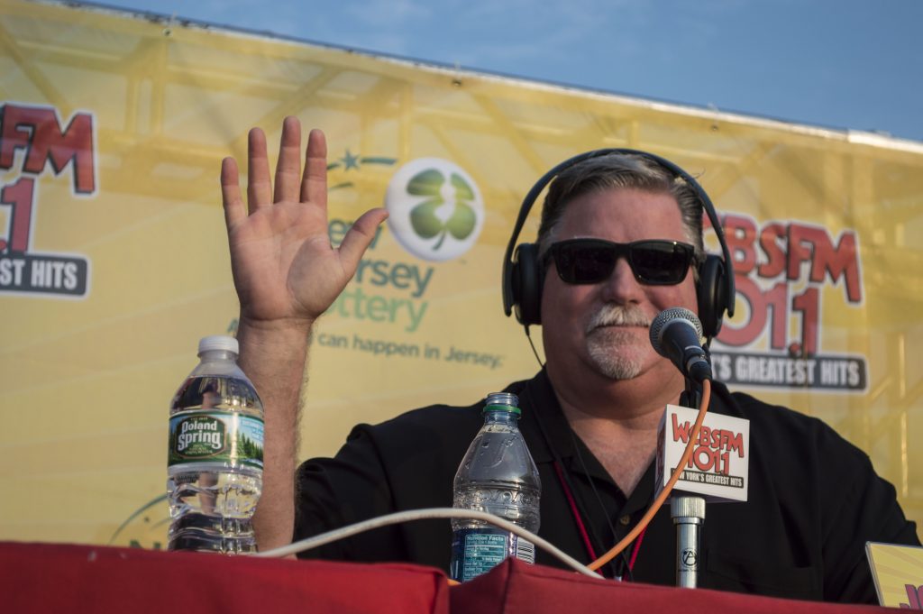 Seaside Heights Director of Community Improvements Mike Loundy gives a wave. (Photo: Daniel Nee)