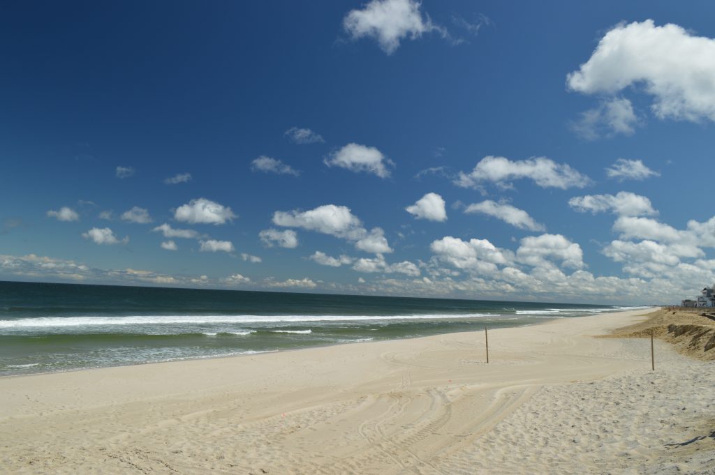 A storm moves out into the Atlantic Ocean, as seen in Normandy Beach. (Photo: Daniel Nee)