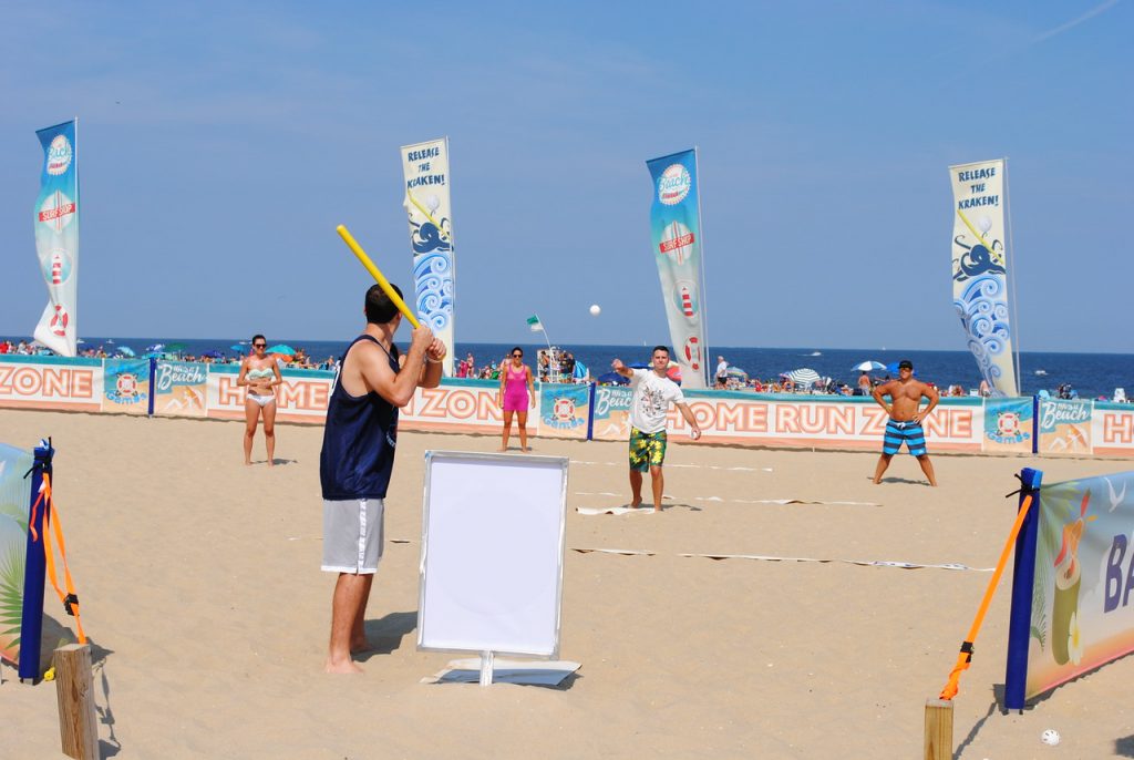 Beach baseball. (Photo: Beach Games USA)