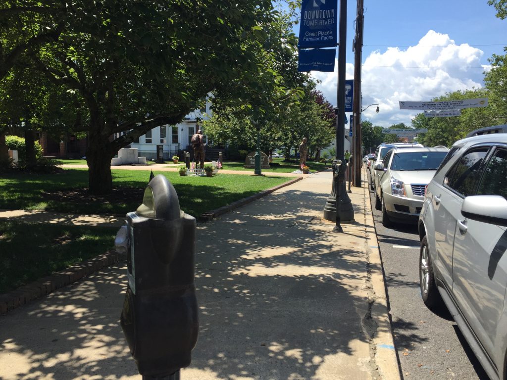 Downtown Toms River, near the township's municipal building. (Photo: Daniel Nee)