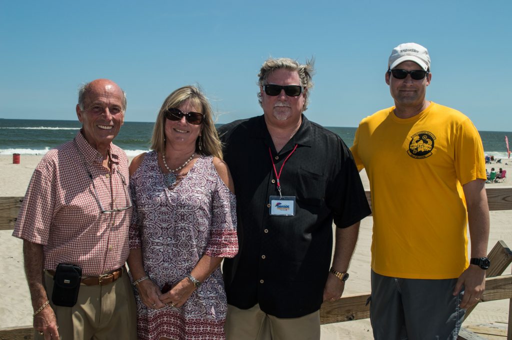 Mayor Anthony Vaz, Mary Ann Wissel, Mike Loundy and Lt. Col. Chuck Polomsky (Photo: Daniel Nee)