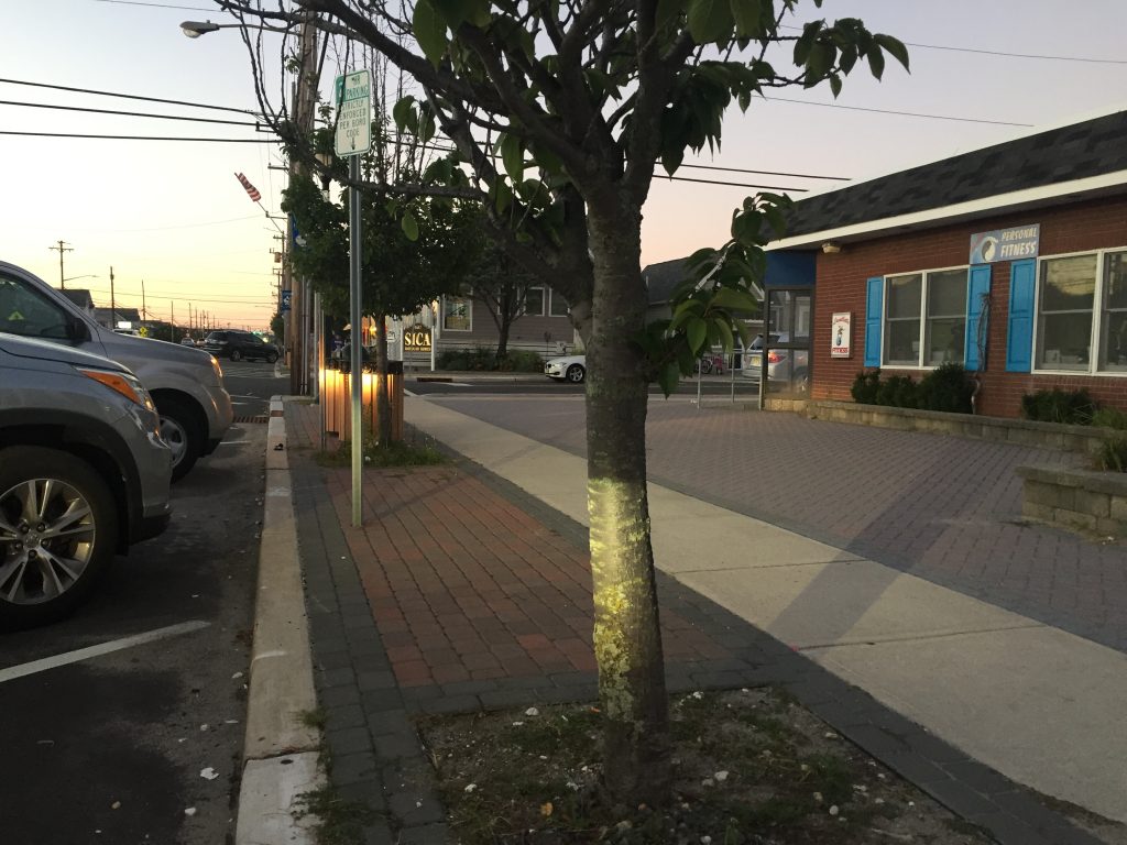 An improved area of Route 35 North near Guyer Avenue. (Photo: Daniel Nee)