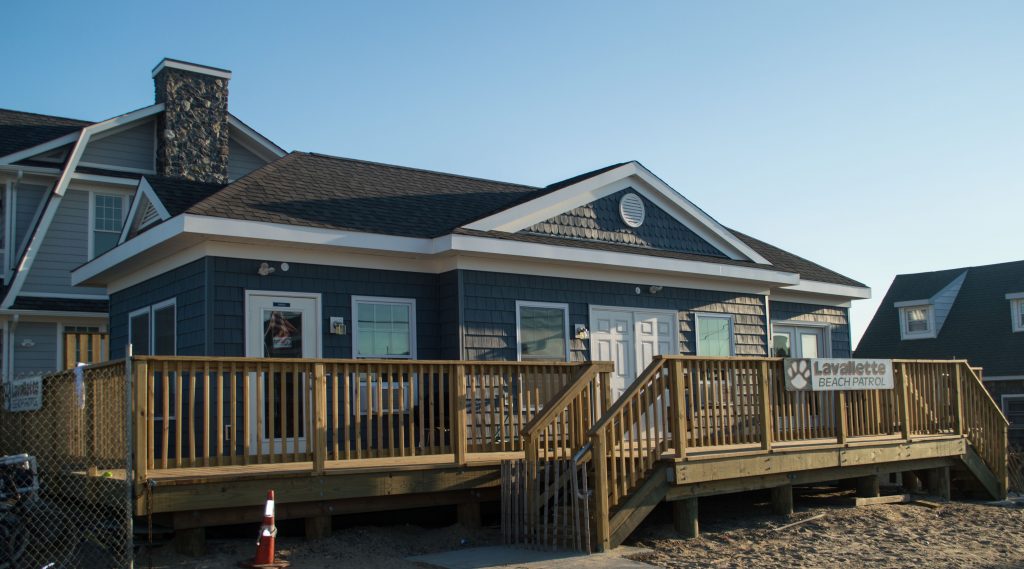 Lavallette lifeguard headquarters. (Photo: Daniel Nee)