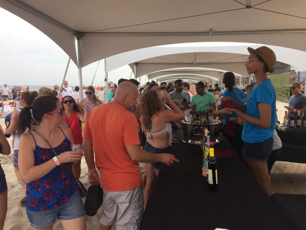 The 2016 Wine on the Beach event in Seaside Heights. (Photo: Daniel Nee)
