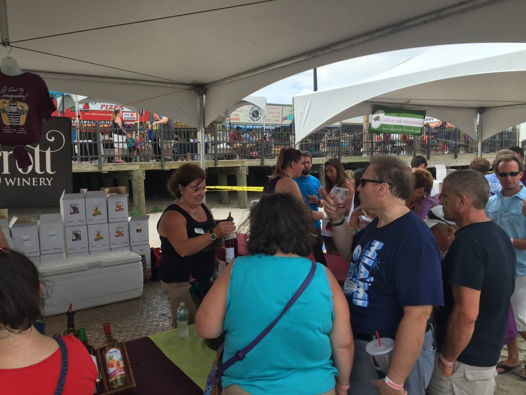 The 2016 Wine on the Beach event in Seaside Heights. (Photo: Daniel Nee)