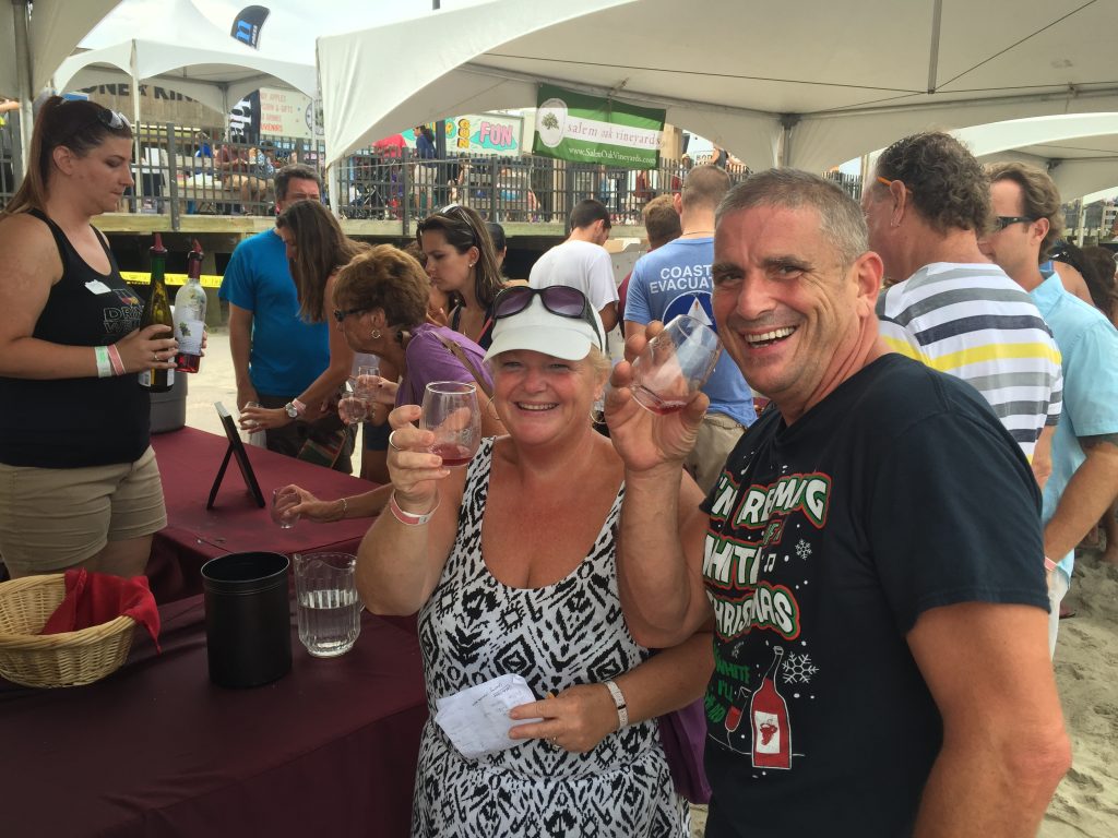 The 2016 Wine on the Beach event in Seaside Heights. (Photo: Daniel Nee)
