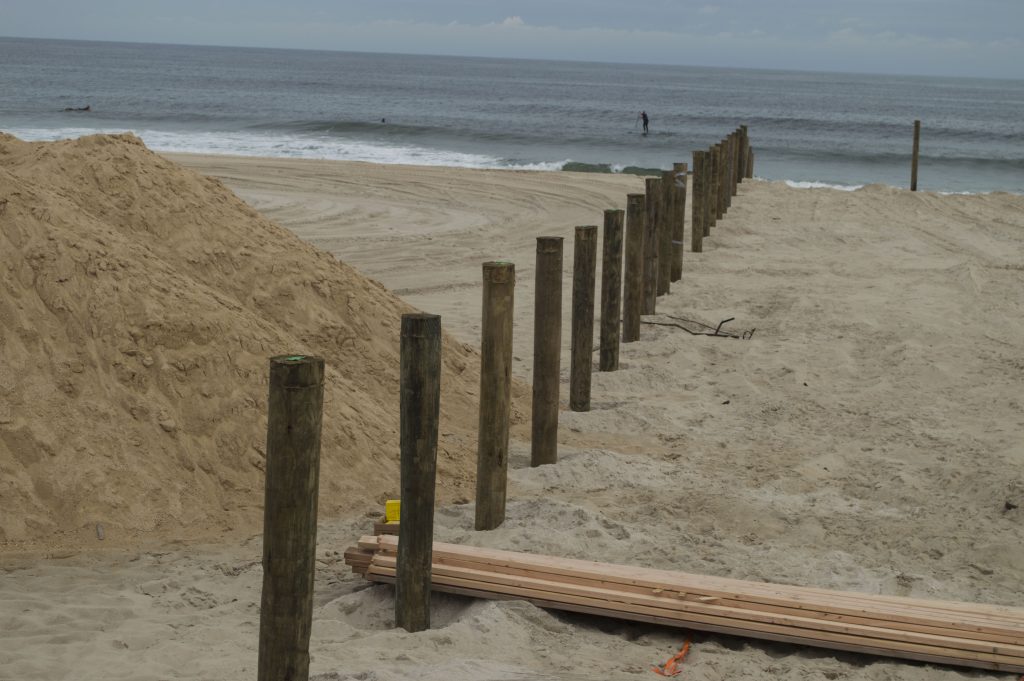 Construction on the expansion of Casino Pier begins in Seaside Heights, Sept. 27, 2016. (Photo: Daniel Nee)