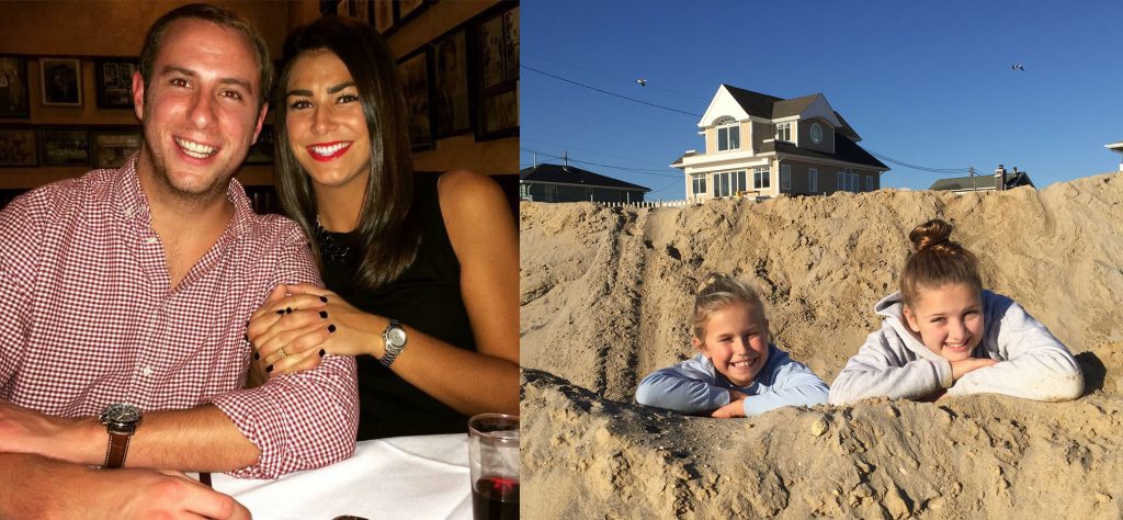 Sarah Sant’Ambrogio and John Cram, alongside the children they rescued in Oct. 2016. (Family Photos)