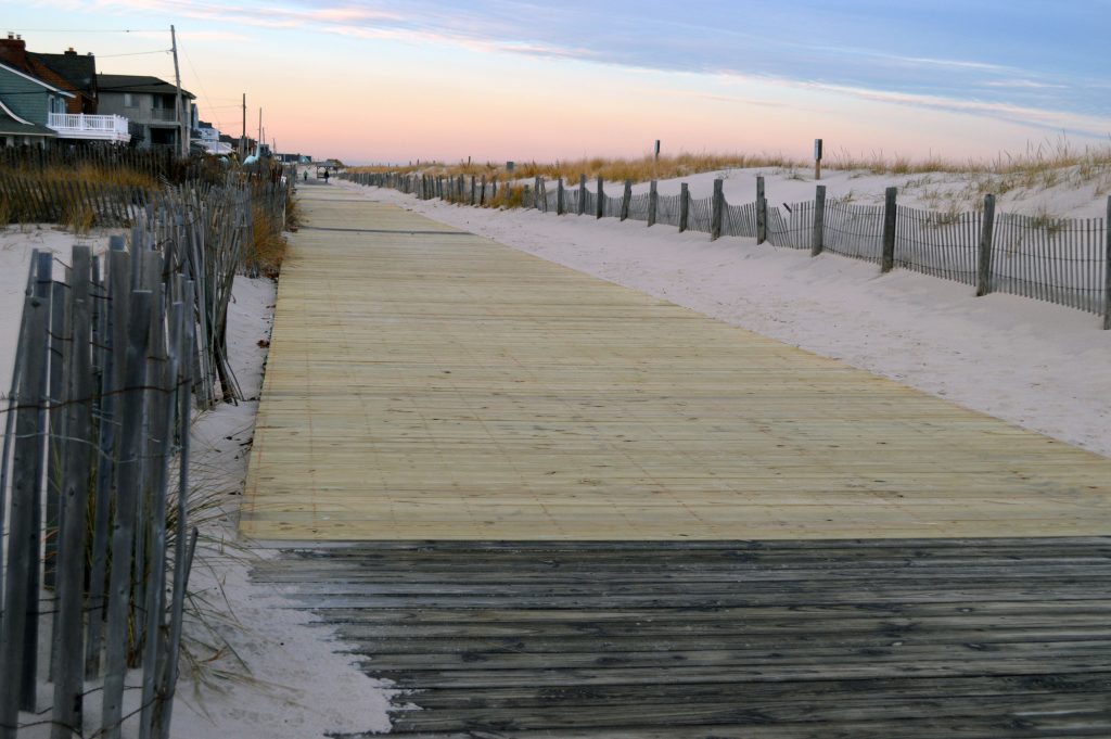 New boards on the Lavallette boardwalk. (Photo: Daniel Nee)
