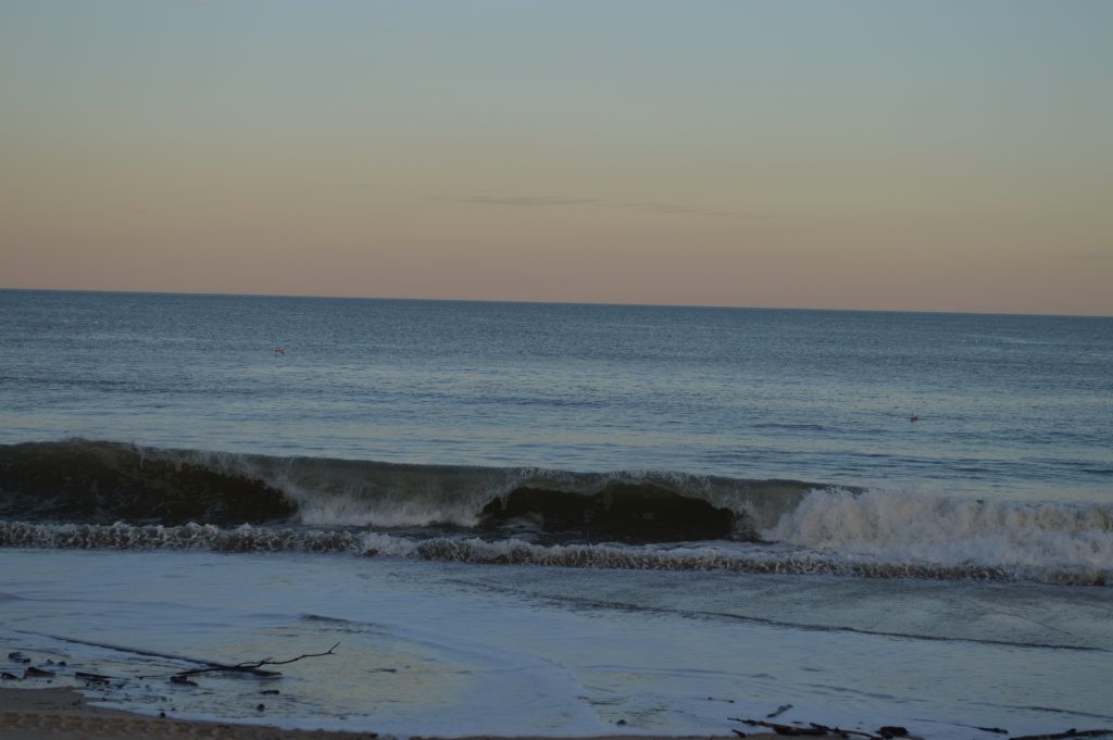 Makeshift dunes in Seaside Heights following the Jan. 23, 2017 nor'easter. Photo from Jan. 25, 2017. (Photo: Daniel Nee)