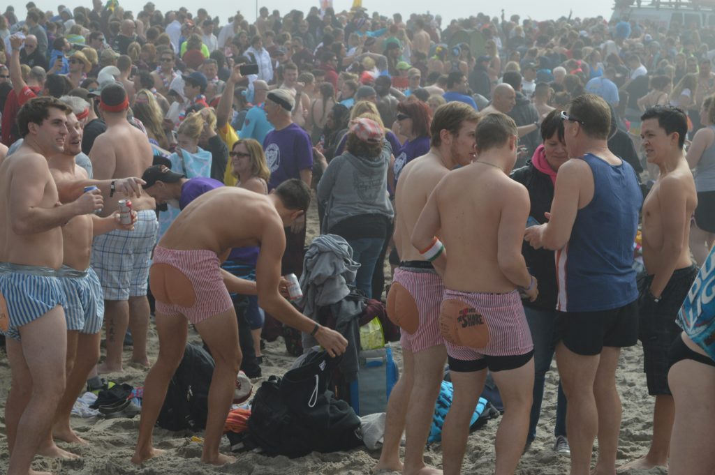 The 2017 Seaside Heights Polar Plunge. (Photo: Daniel Nee/Shorebeat)