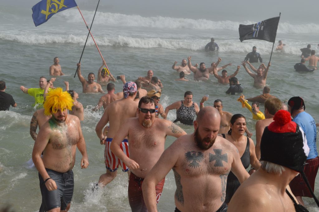 The 2017 Seaside Heights Polar Plunge. (Photo: Daniel Nee/Shorebeat)