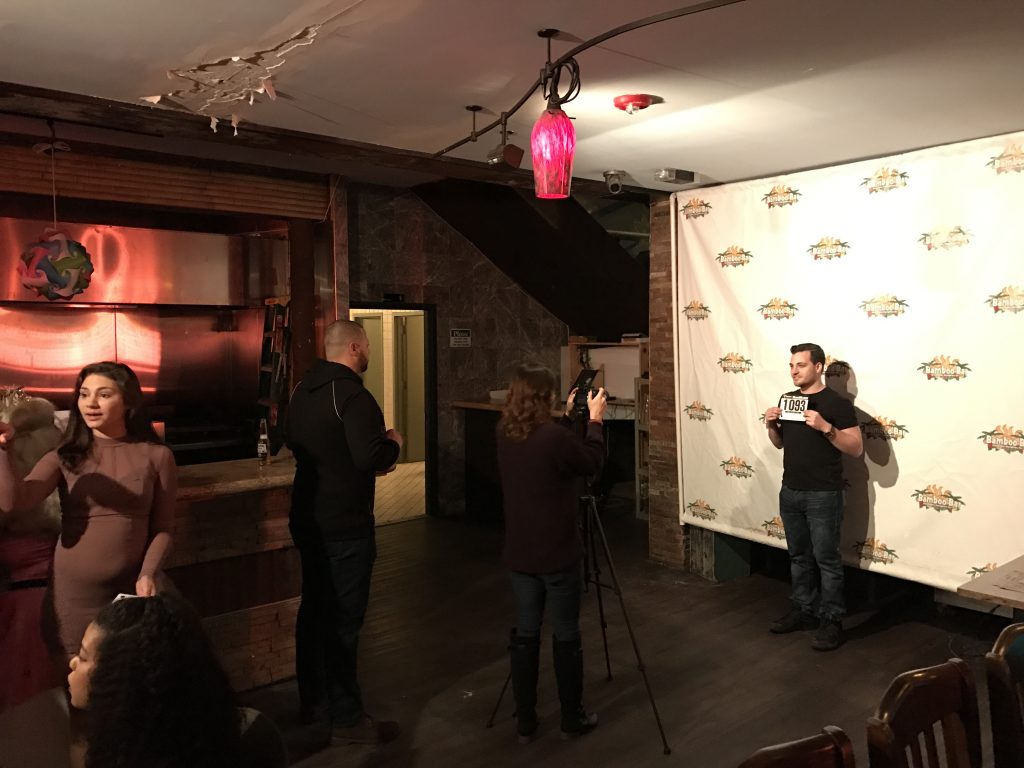 Prospective cast members of a new Seaside Heights reality TV show at the Bamboo Bar, Feb. 19, 2017. (Photo: Daniel Nee)
