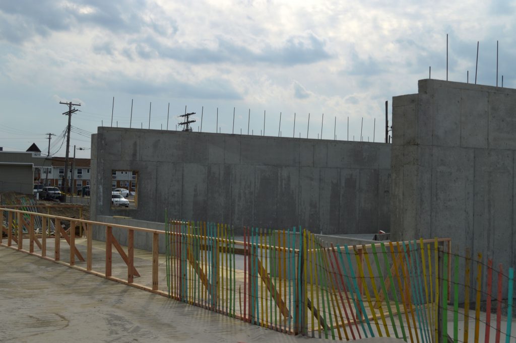 Development on the Seaside Heights and Seaside Park boardwalk areas destroyed by fire in 2013. (Photo: Daniel Nee)