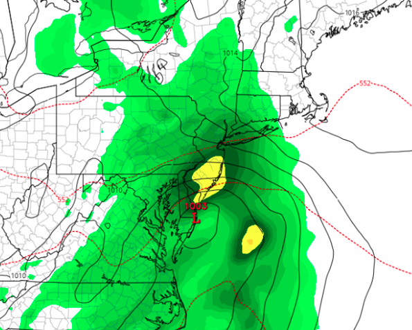 A storm forecast for May 13, 2017. (NWS)