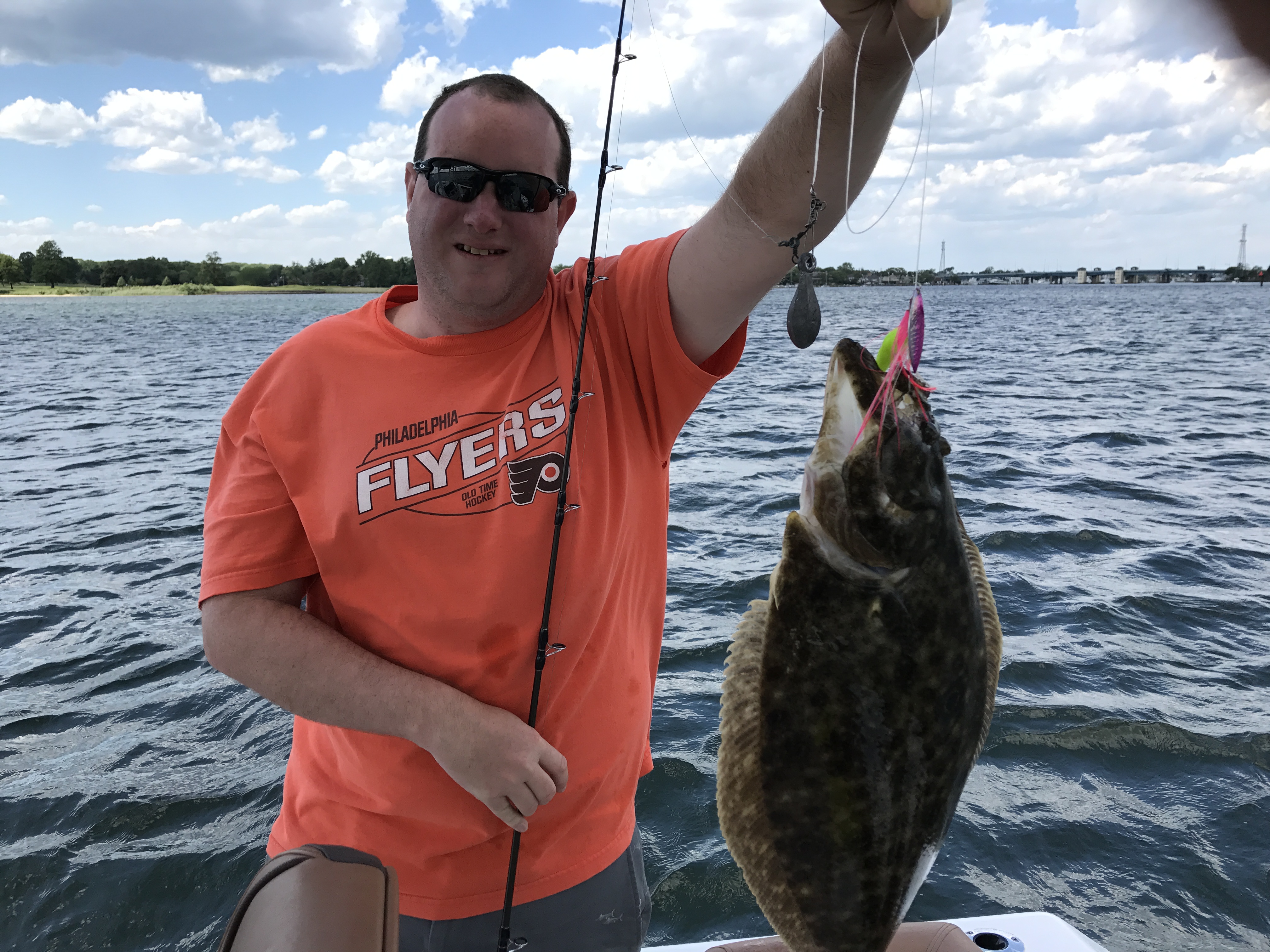The author's first keeper fluke of 2017. (Photo: Gary Nee)