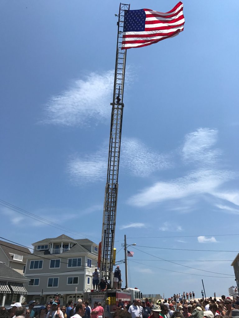 2017 Normandy Beach Independence Day Flag Raising (Photo: Daniel Nee)