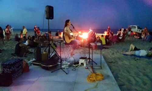 Beach bonfire in Seaside Heights. (Photo: Seaside Heights)