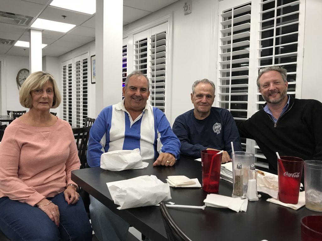 Ortley Beach residents gather to discuss the 2017 N.J. gubernatorial race. (Photo: Daniel Nee)
