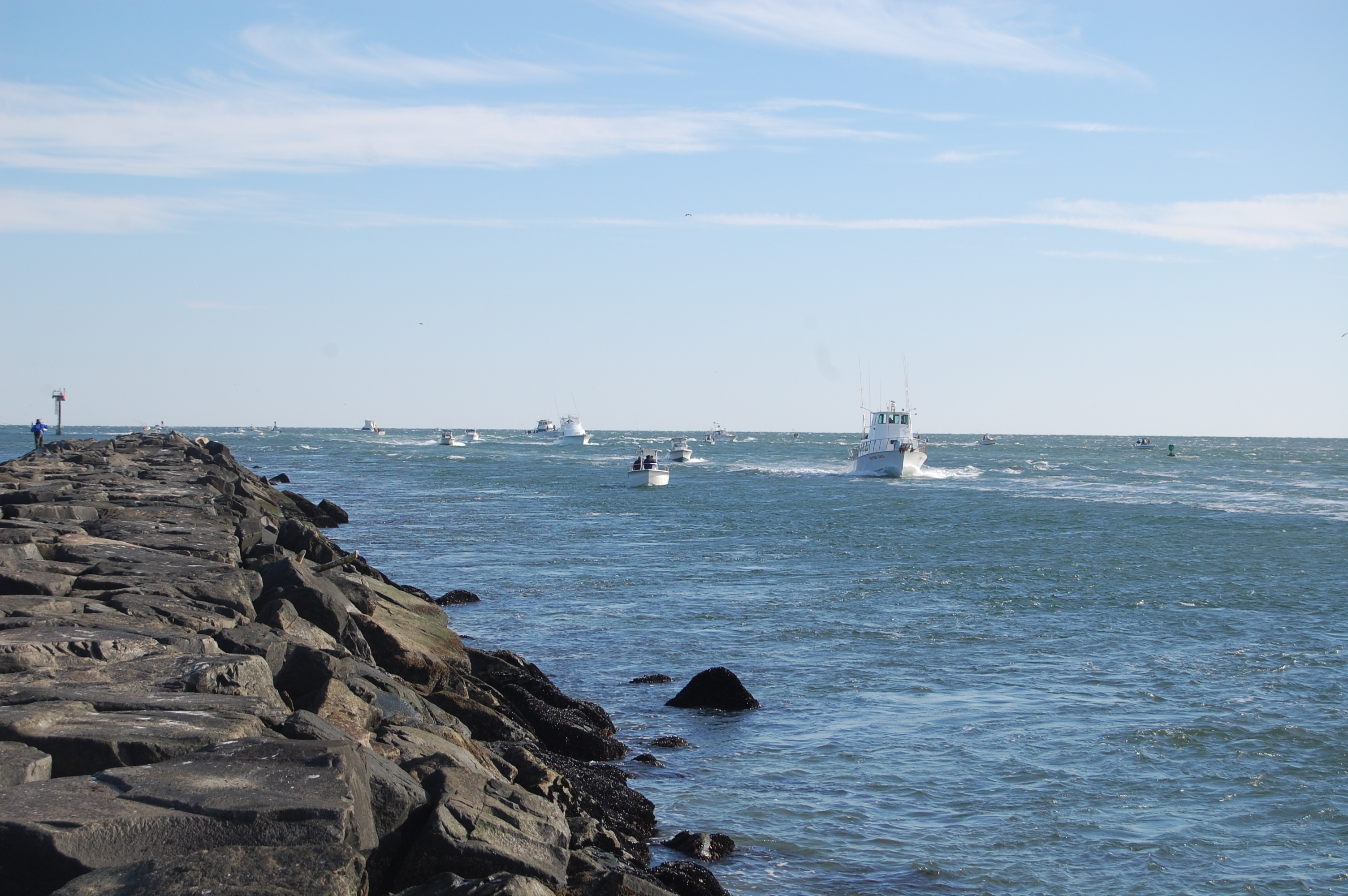 The north jetty of Barnegat Inlet at Island Beach State Park. (Photo: Daniel Nee)