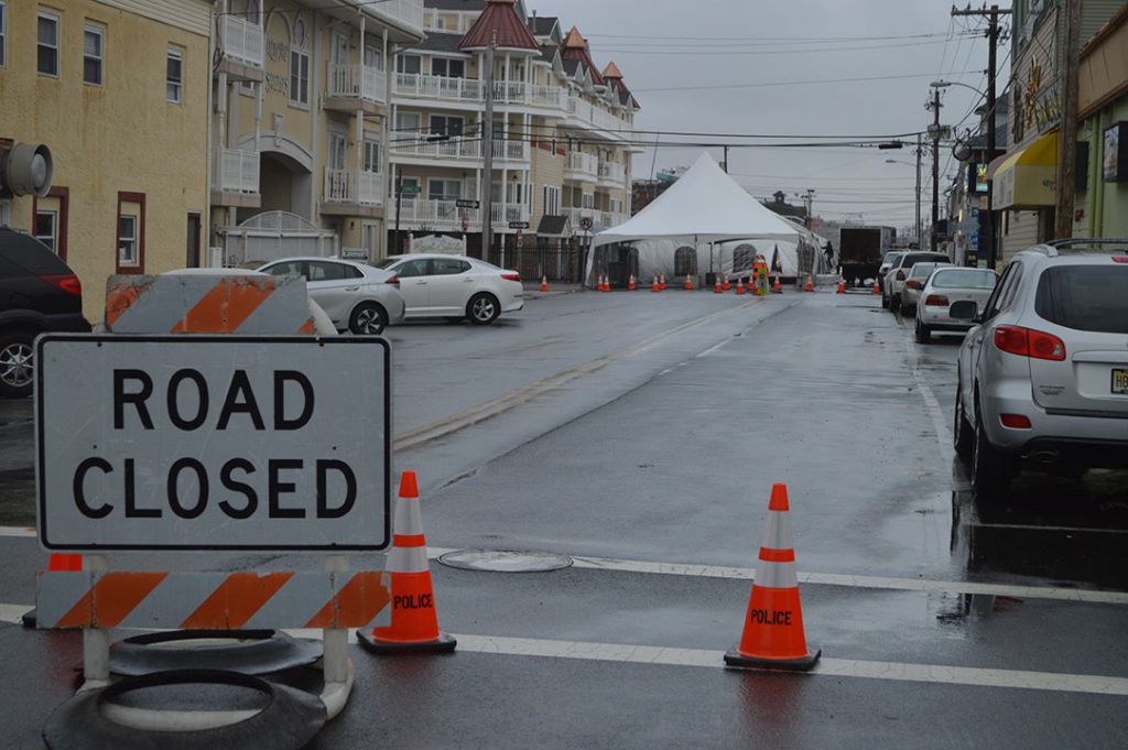 Preparations for the 2018 Seaside Heights Polar Plunge. (Photo: Daniel Nee)