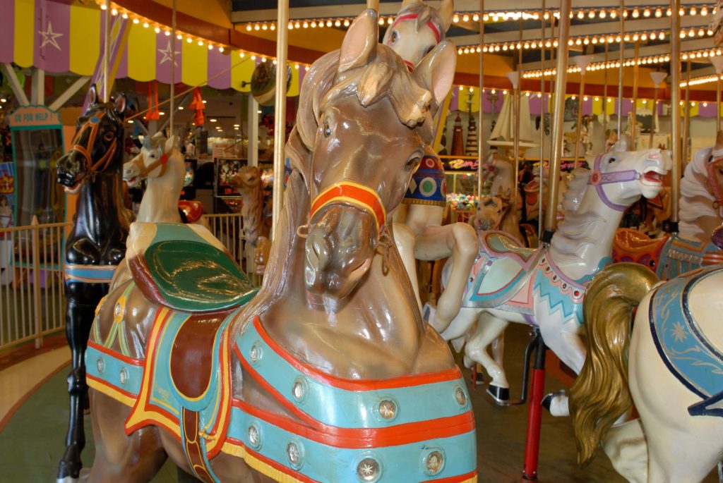 The historic Dentzel-Looff carousel in Seaside Heights. (Photo: Daniel Nee)