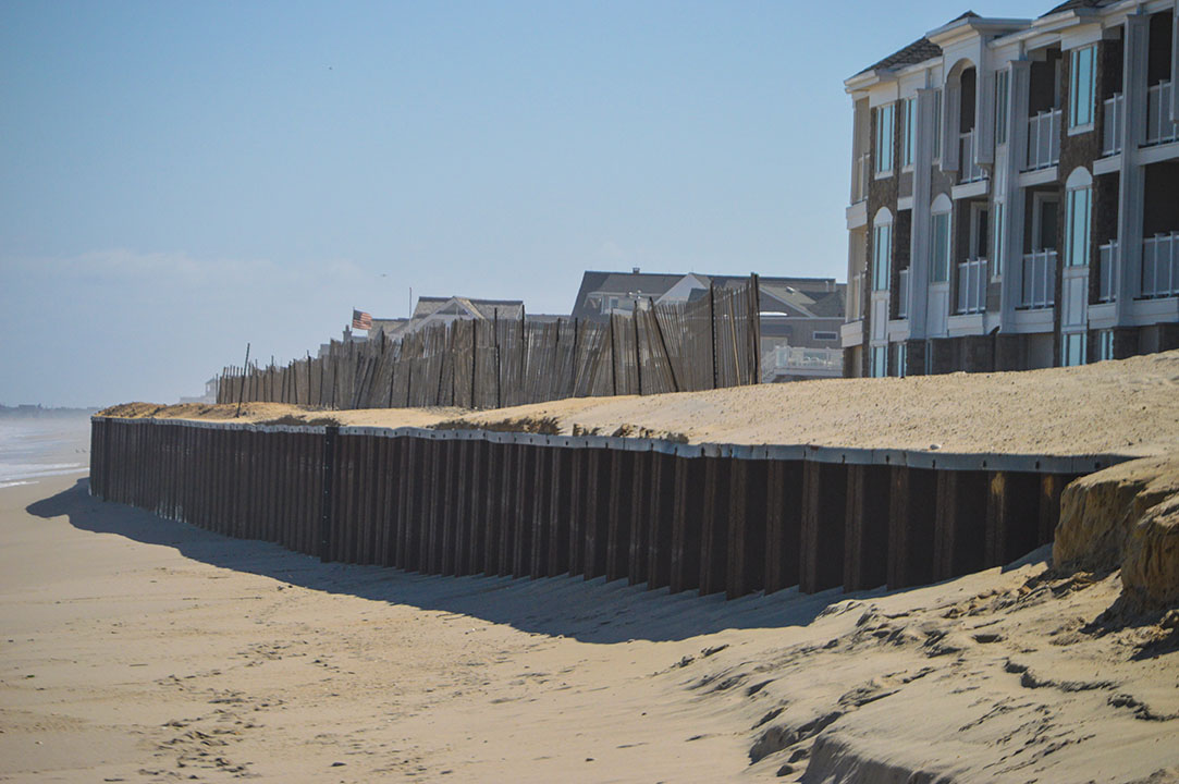 Brick's oceanfront following nor'easters, March 27, 2018. (Photo: Daniel Nee)