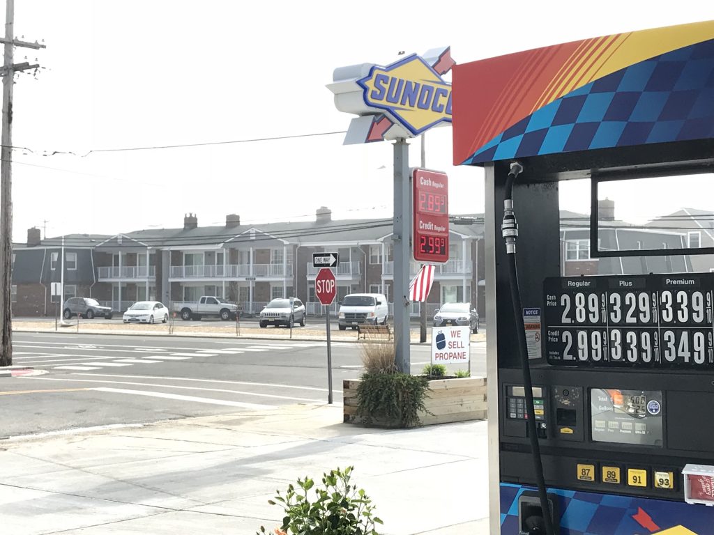 Kelly's Sea-Bay Sunoco in Lavallette, NJ. (Photo: Daniel Nee)