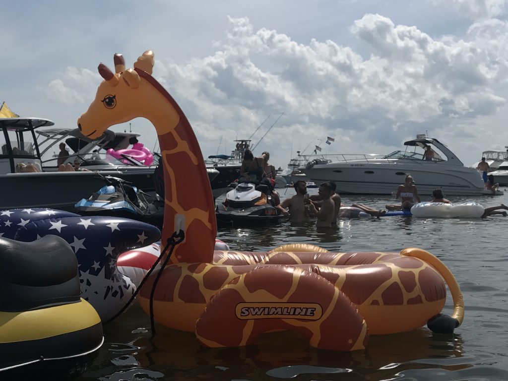 Scenes from Floatchella 2018. (Photo: Daniel Nee)
