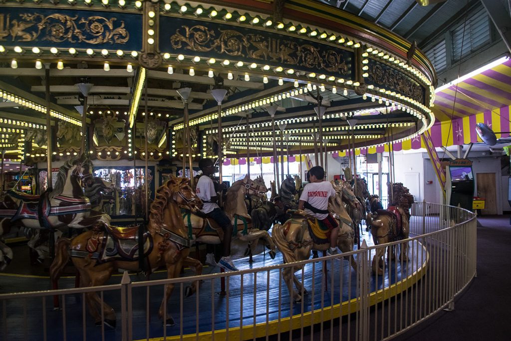 The historic carousel in Seaside Heights, Aug. 2018. (Photo: Daniel Nee)