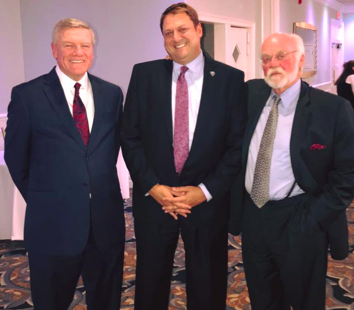 The Honorable James M. Blaney J.S.C., Prosecutor Bradley D. Billhimer, and the Honorable Frank S. Salzer, J.M.C. (Photo: OCPO)