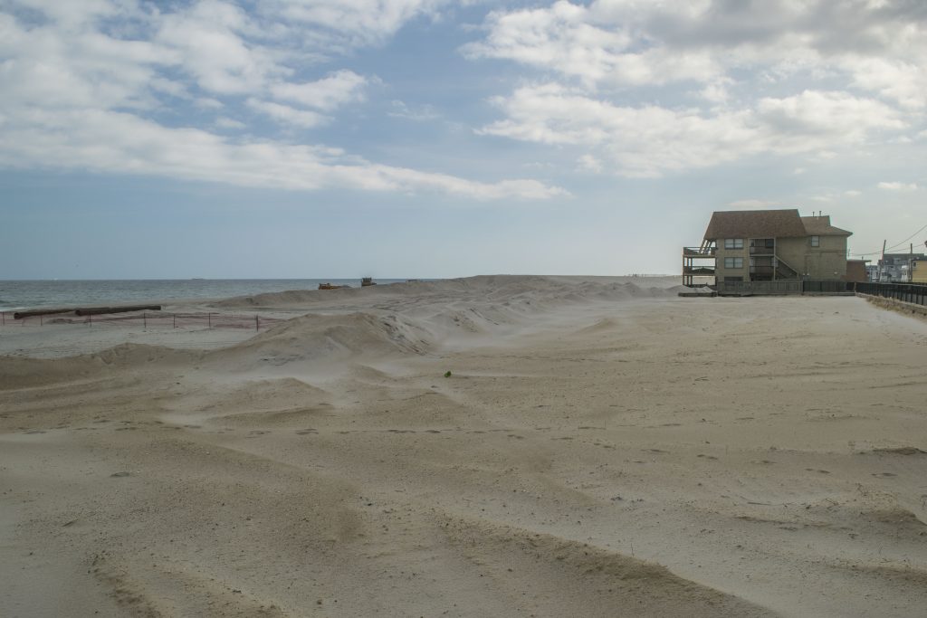A desolate Ortley Beach, Oct. 1, 2018. (Photo: Daniel Nee)