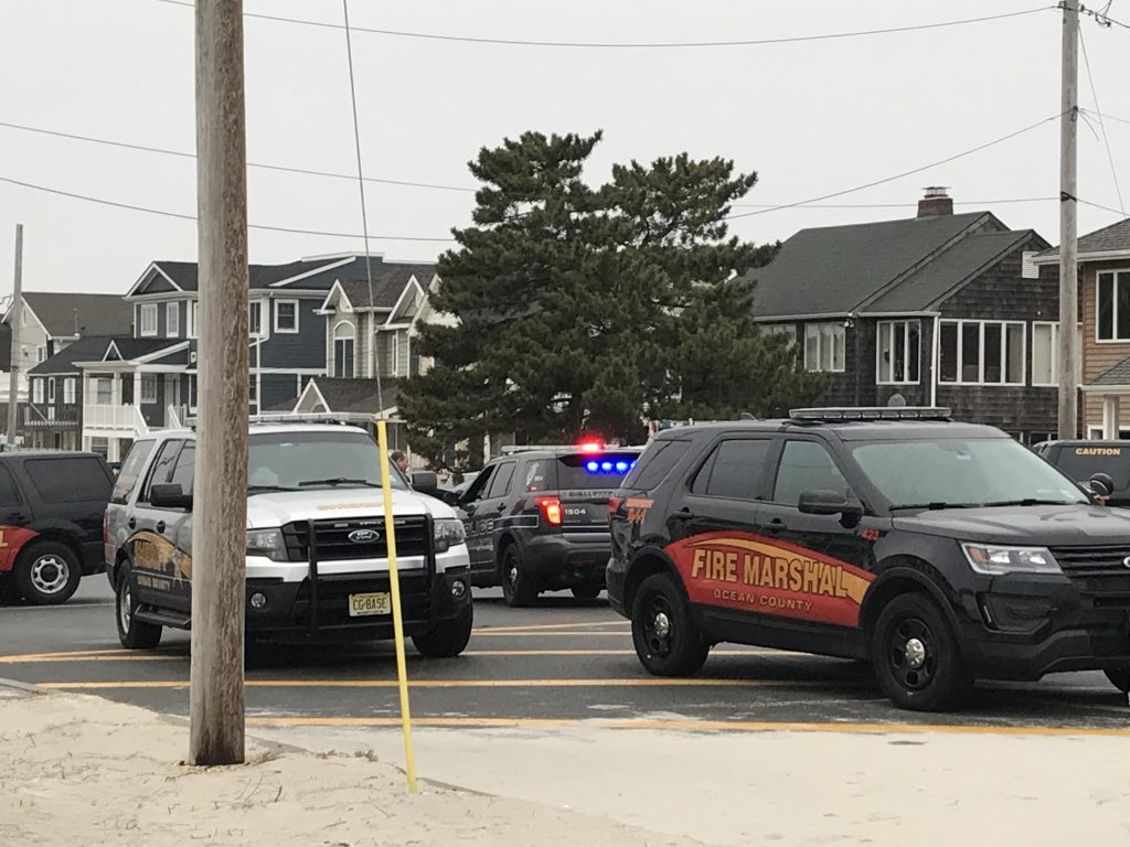 A home on the oceanfront in Lavallette near Newark Avenue that burnt down Dec. 20, 2018. (Photo: Daniel Nee)