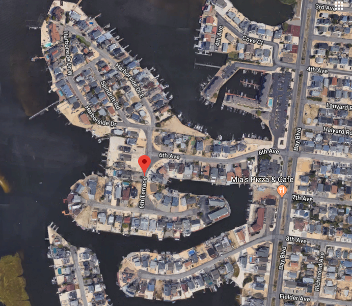 Sixth Terrace in Ortley Beach. (Credit: Google Maps)