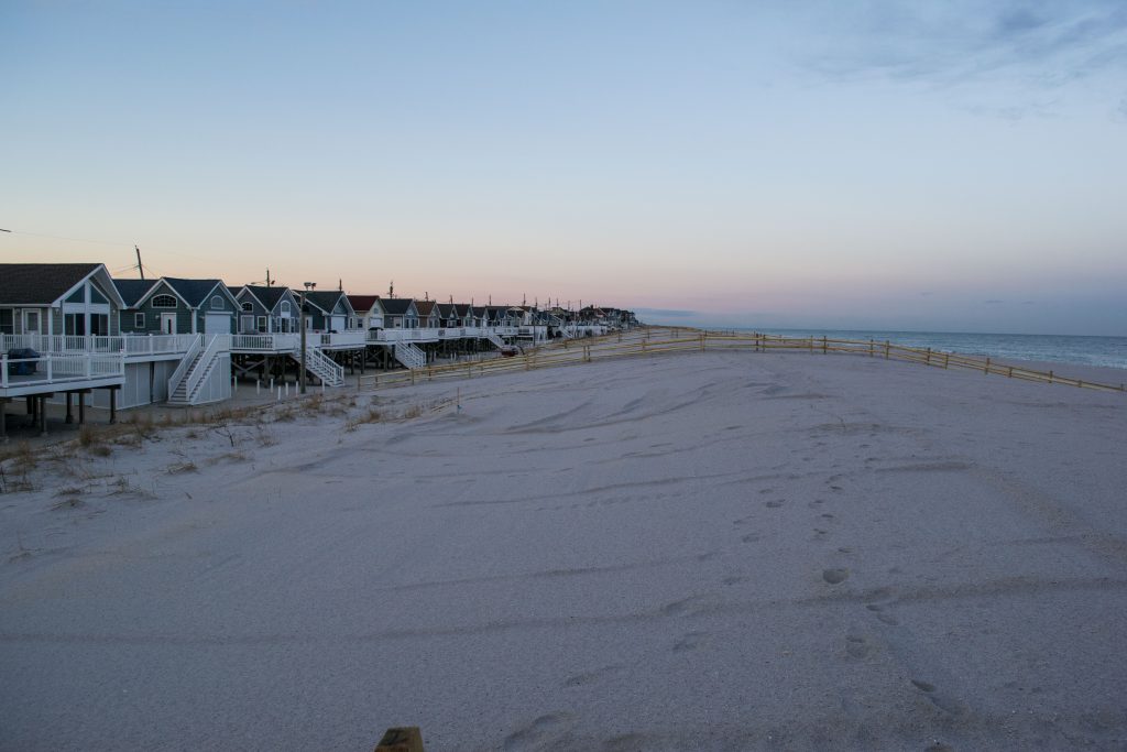 Beach replenishment completed in Toms River's north beaches, Jan. 2019. (Photo: Daniel Nee)
