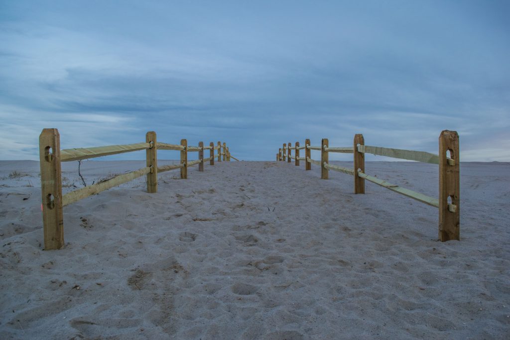 Beach replenishment completed in Toms River's north beaches, Jan. 2019. (Photo: Daniel Nee)