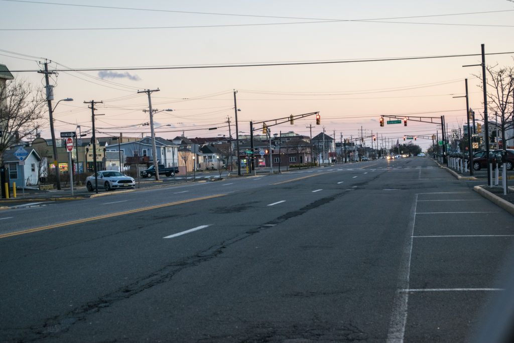 Central Avenue in Seaside Heights, Feb. 2019. (Photo: Daniel Nee)