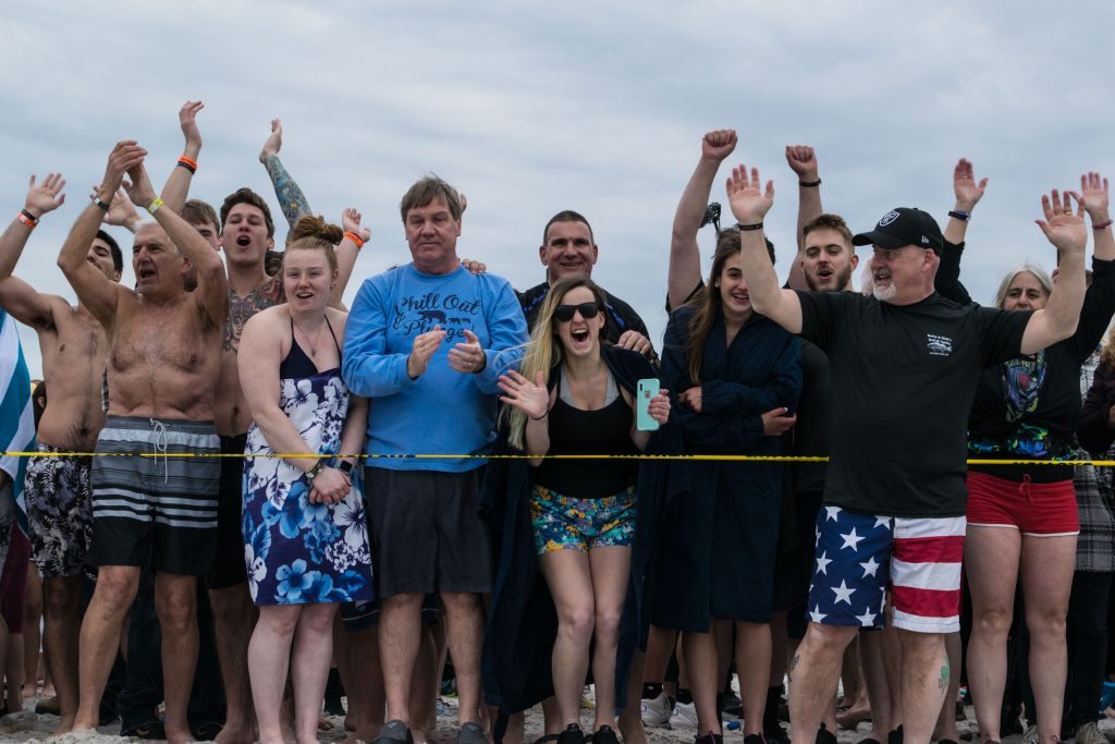 Participants in the 2019 Seaside Heights Polar Plunge. (Photo: Daniel Nee)