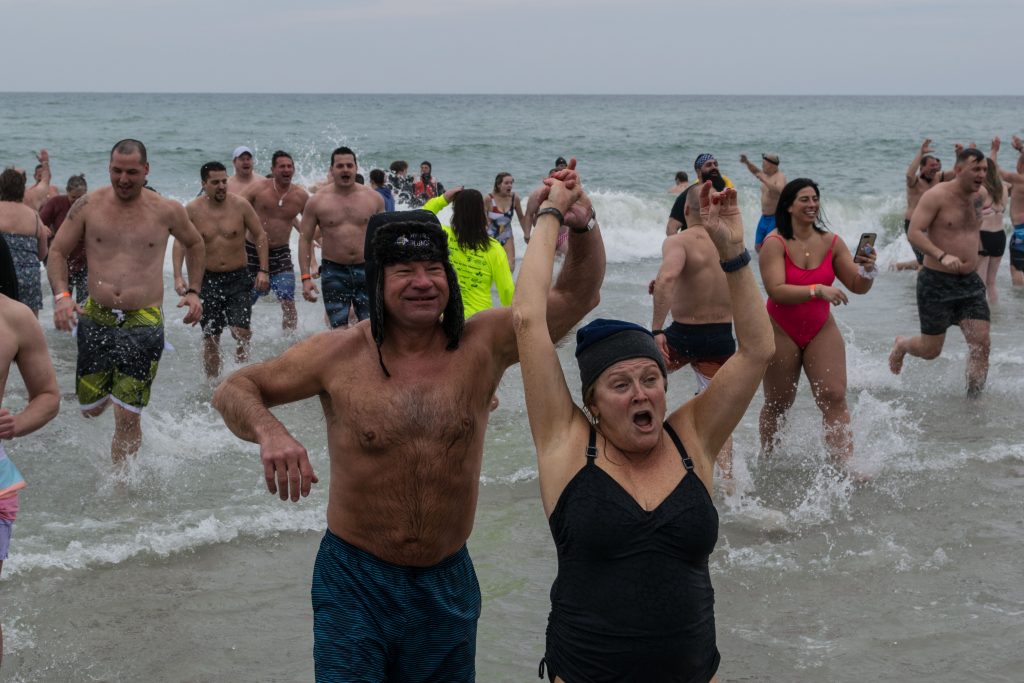 Participants in the 2019 Seaside Heights Polar Plunge. (Photo: Daniel Nee)