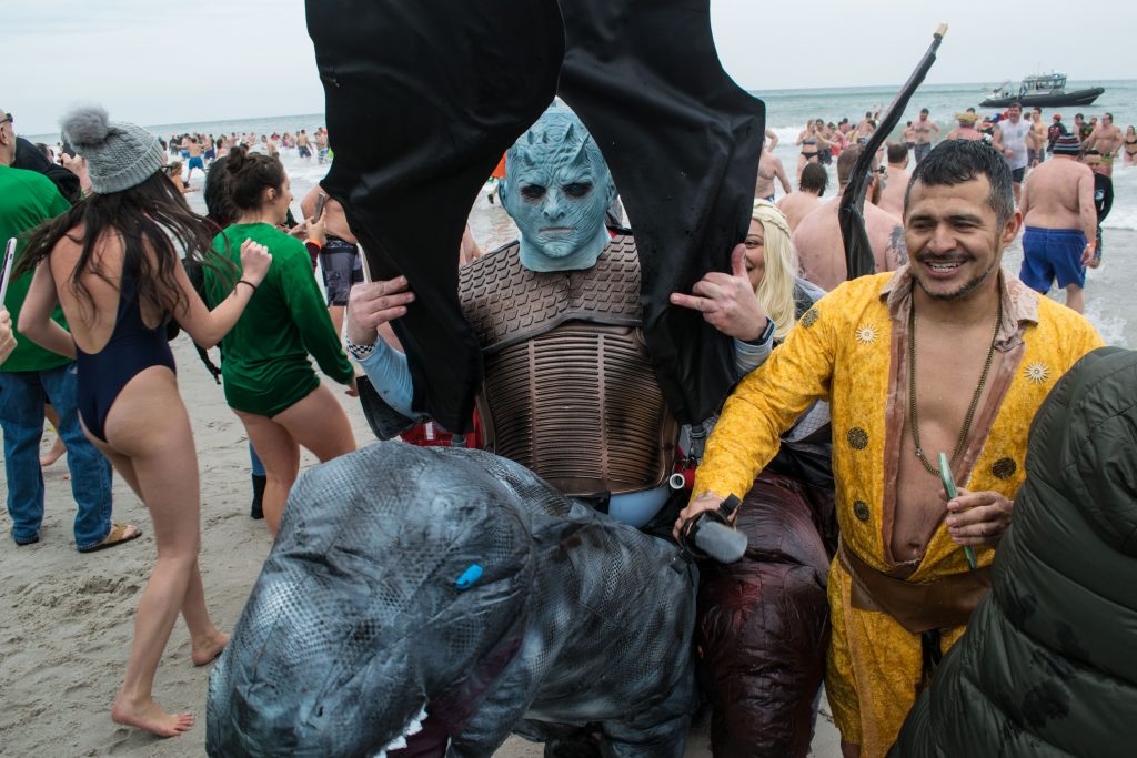 Participants in the 2019 Seaside Heights Polar Plunge. (Photo: Daniel Nee)